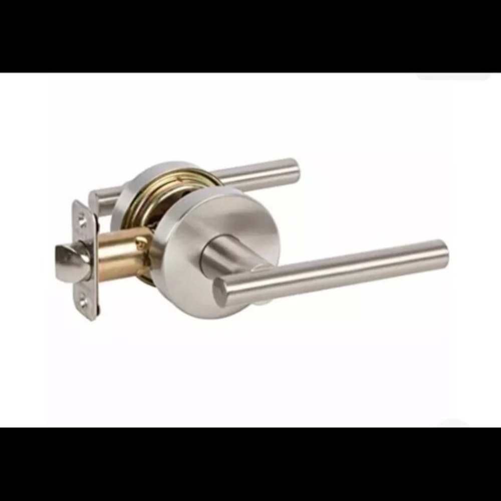 Delaney Satin Nickel Passage Lever Door Handle. New